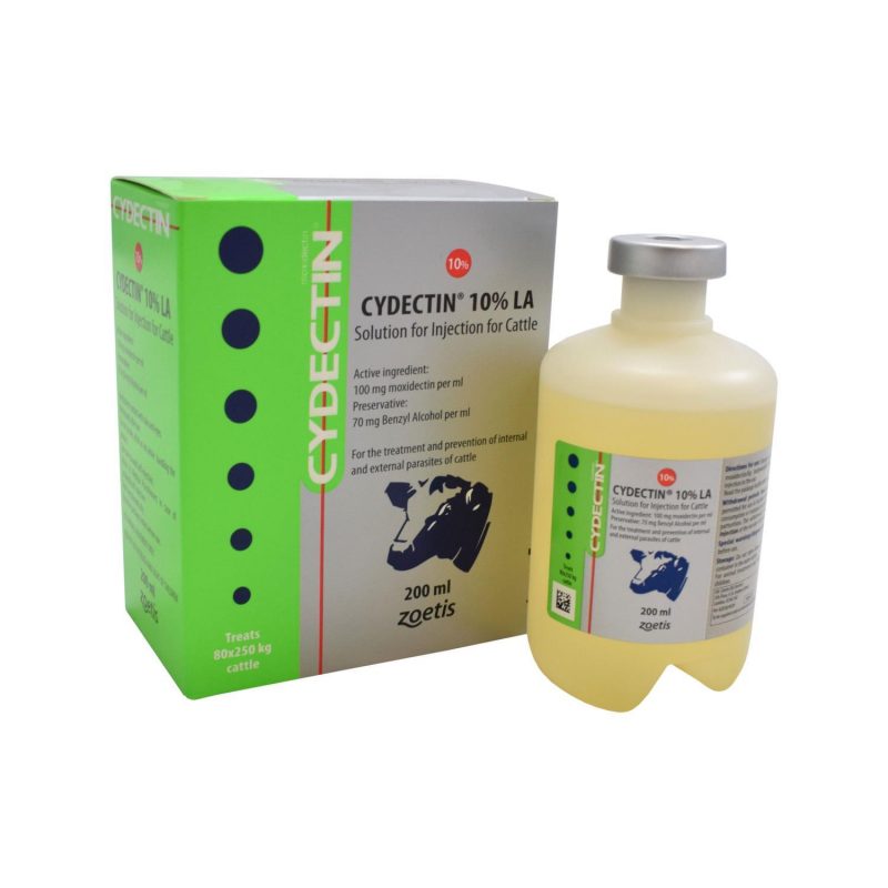 Cydectin injection LA 10% Cattle